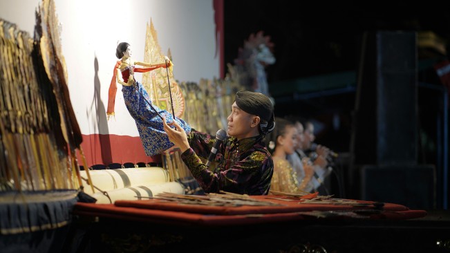 Ilustrasi budaya Jawa pagelaran wayang. [Pexels]